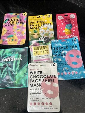 Bundle of 7 face masks! Oh Multi-Pack Colorful Face Sheet Mask Assortment